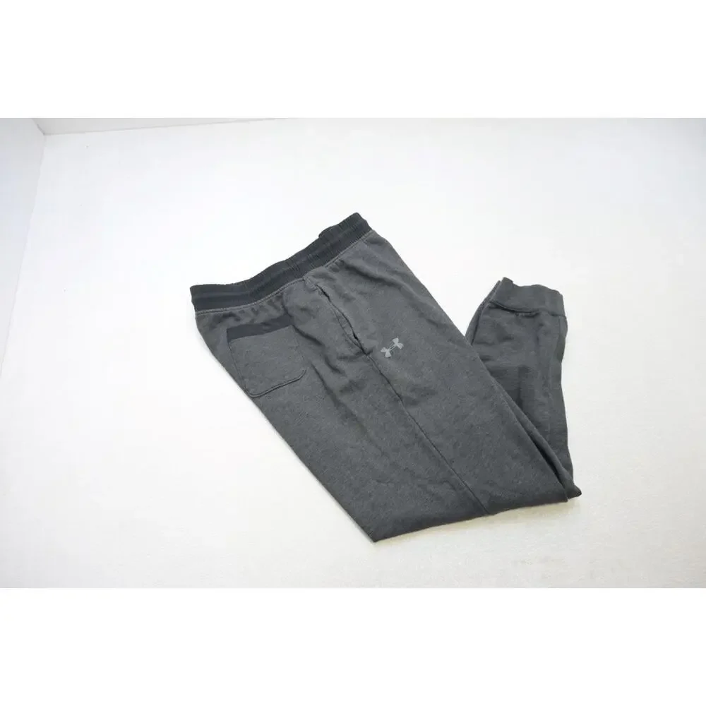 Under Armour Sweat Pants Fleece Loose Tapered‎ Athletic W/Pockets Mens Size XL